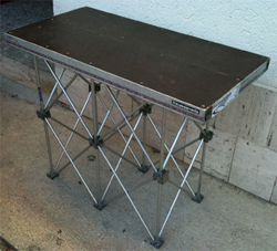 Strutture Sostegno Consolle Dj - Piano Appoggio Modulare 1 m x 0.50 m